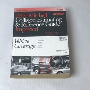 2000 Mitchell Collisions Guide Imported Book
